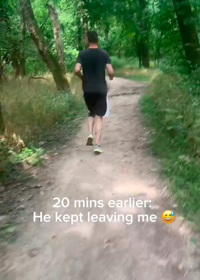 Woman Sparks Concern For Her Welfare After Sharing Video Of Boyfriend’s Eerie Comment During Run In The Woods Woman Sparks Concern For Her Welfare After Sharing Video Of Boyfriend’s Eerie Comment During Run In The Woods