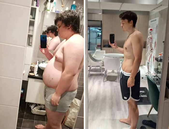 Man Reveals Wild Before-And-After After Attending Chinese “Fat Camp” For Four Weeks