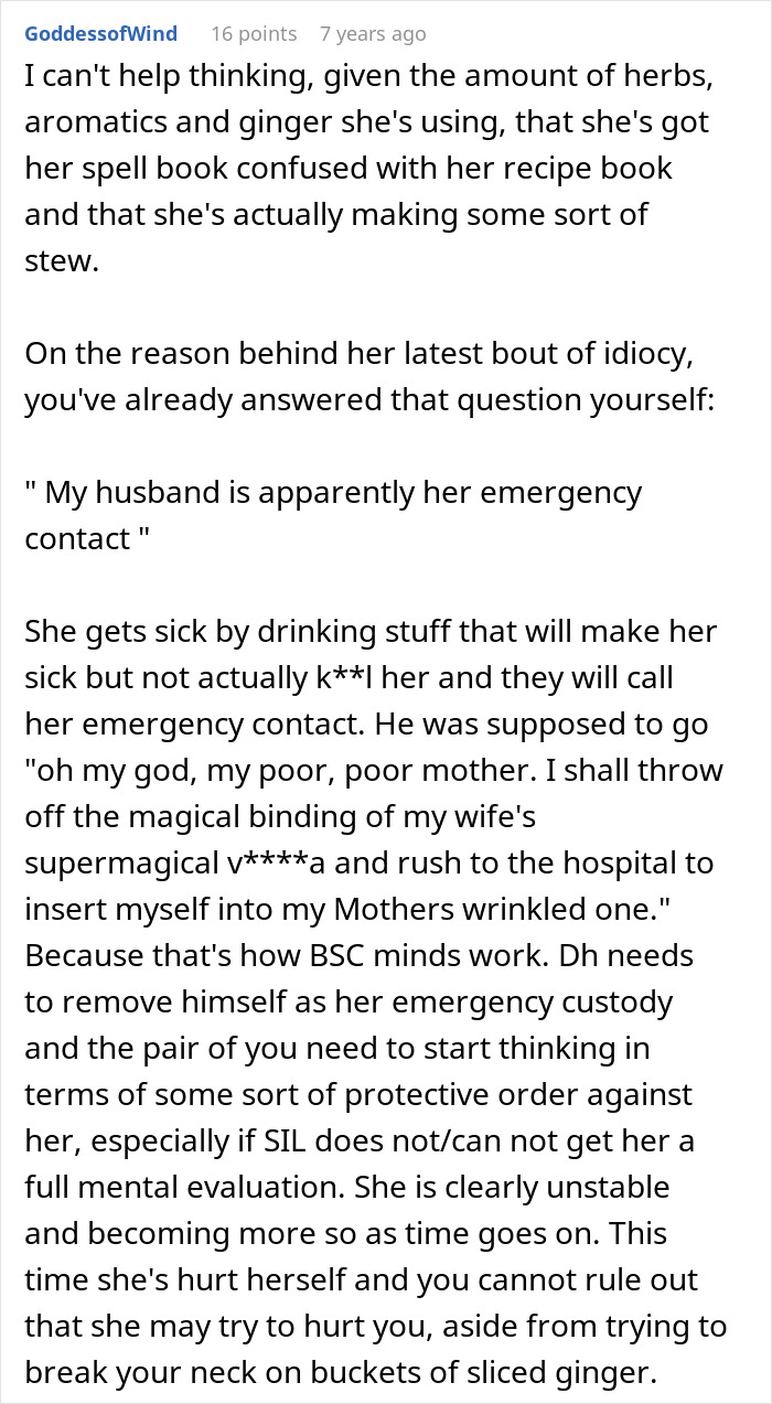 Crazy MIL Has Been Witching Around And Couldn’t Survive Her Most Recent Potion Crazy MIL Has Been Witching Around And Couldn’t Survive Her Most Recent Potion