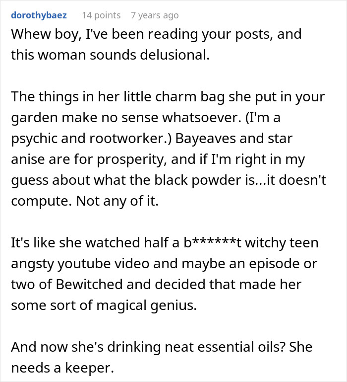 Crazy MIL Has Been Witching Around And Couldn’t Survive Her Most Recent Potion Crazy MIL Has Been Witching Around And Couldn’t Survive Her Most Recent Potion