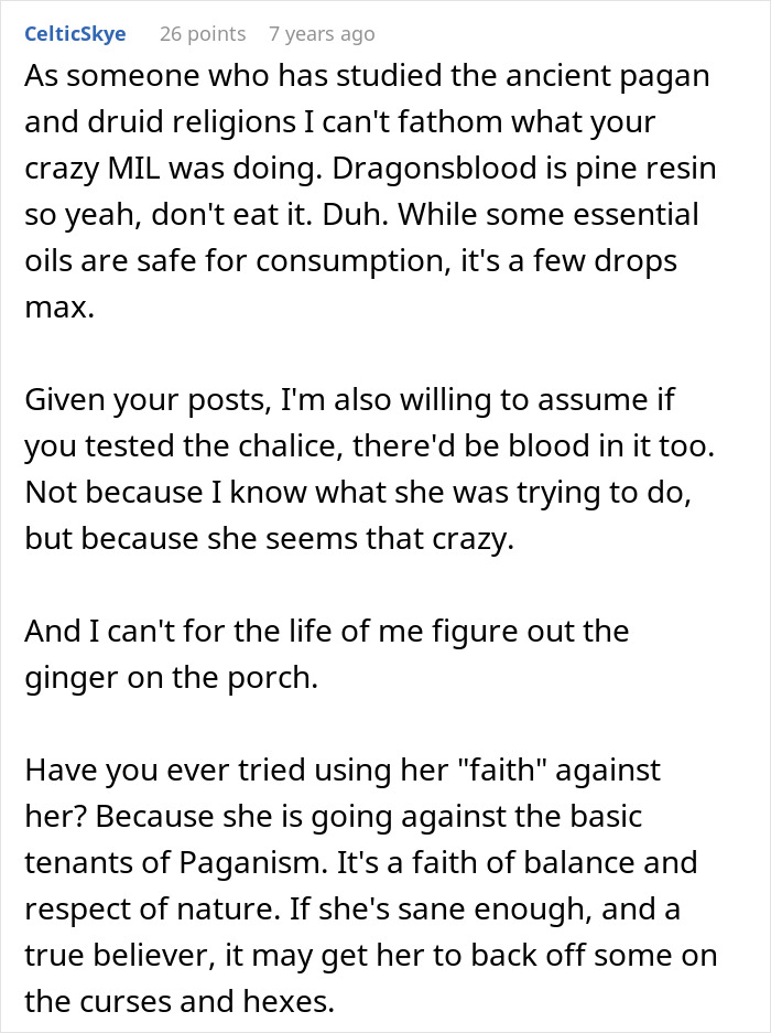Crazy MIL Has Been Witching Around And Couldn’t Survive Her Most Recent Potion Crazy MIL Has Been Witching Around And Couldn’t Survive Her Most Recent Potion