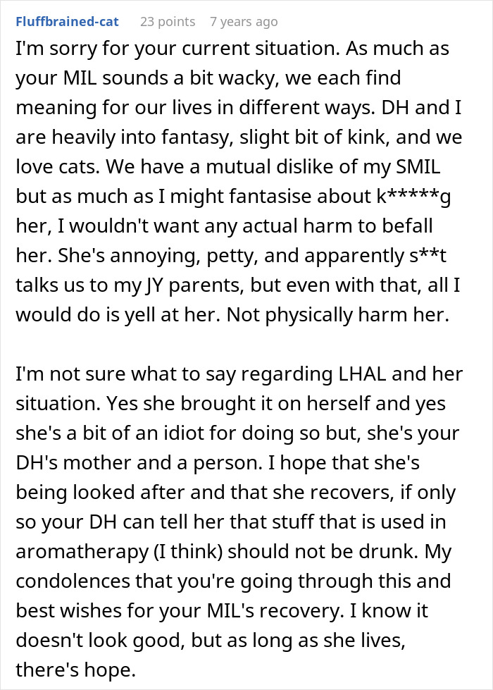Crazy MIL Has Been Witching Around And Couldn’t Survive Her Most Recent Potion Crazy MIL Has Been Witching Around And Couldn’t Survive Her Most Recent Potion