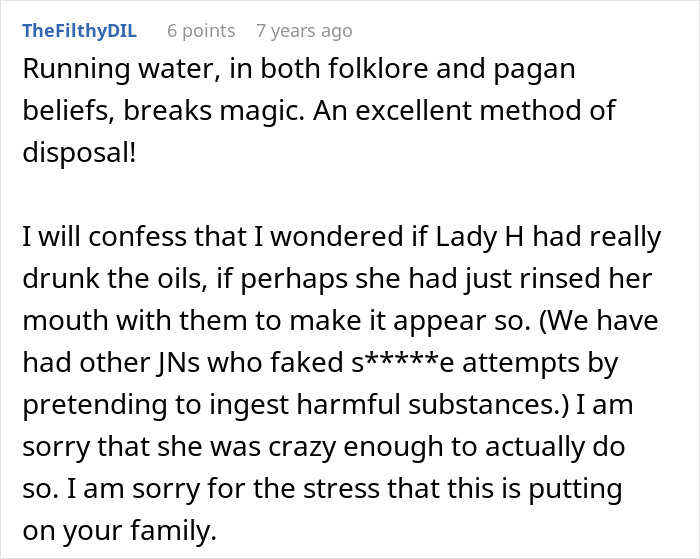 Crazy MIL Has Been Witching Around And Couldn’t Survive Her Most Recent Potion Crazy MIL Has Been Witching Around And Couldn’t Survive Her Most Recent Potion
