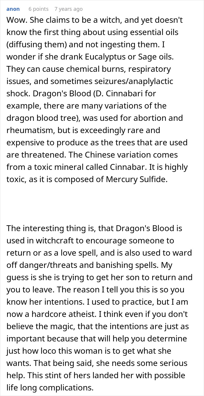 Crazy MIL Has Been Witching Around And Couldn’t Survive Her Most Recent Potion Crazy MIL Has Been Witching Around And Couldn’t Survive Her Most Recent Potion