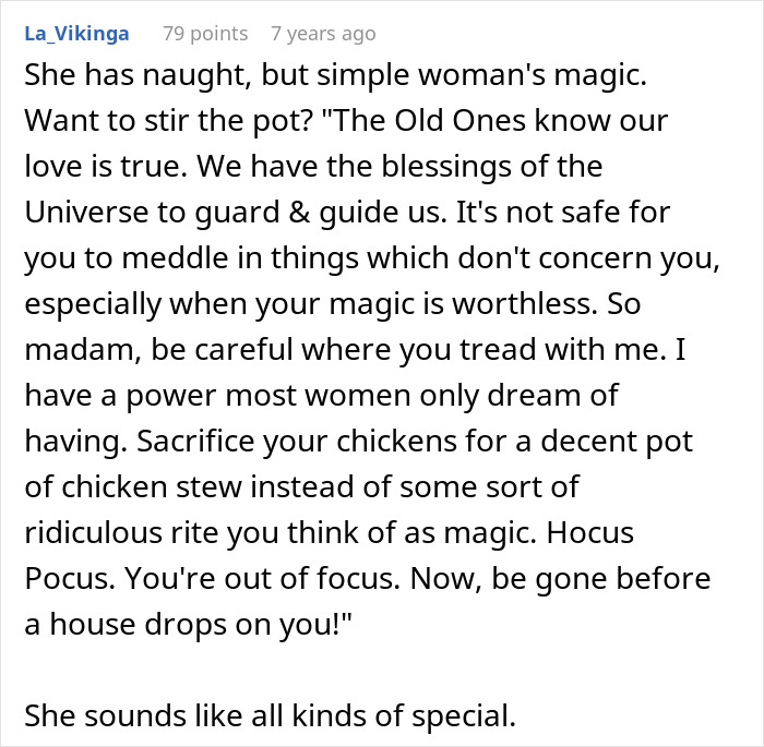 Crazy MIL Has Been Witching Around And Couldn’t Survive Her Most Recent Potion Crazy MIL Has Been Witching Around And Couldn’t Survive Her Most Recent Potion