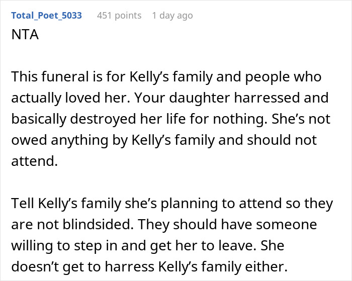 Mom Refuses To Let Daughter Attend Ex-Best Friend’s Funeral After What She Did Years Ago Mom Refuses To Let Daughter Attend Ex-Best Friend’s Funeral After What She Did Years Ago