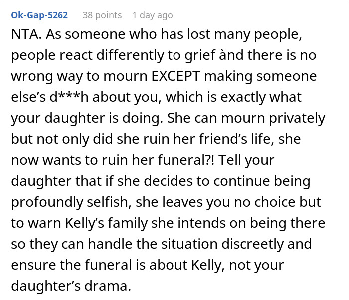 Mom Refuses To Let Daughter Attend Ex-Best Friend’s Funeral After What She Did Years Ago Mom Refuses To Let Daughter Attend Ex-Best Friend’s Funeral After What She Did Years Ago