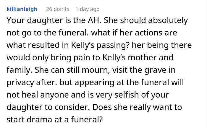 Mom Refuses To Let Daughter Attend Ex-Best Friend’s Funeral After What She Did Years Ago Mom Refuses To Let Daughter Attend Ex-Best Friend’s Funeral After What She Did Years Ago