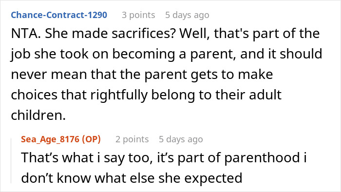 SAHM Tries To Live Through 18YO Daughter After Giving Up Her Career, Teen Finally Pushes Back SAHM Tries To Live Through 18YO Daughter After Giving Up Her Career, Teen Finally Pushes Back