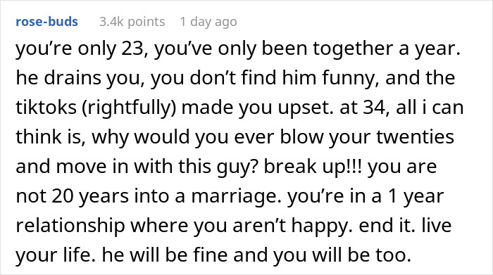 Woman Accepts BF’s Flaws But Draws The Line When He Starts Sending Her TikToks She Doesn’t Agree With Woman Accepts BF’s Flaws But Draws The Line When He Starts Sending Her TikToks She Doesn’t Agree With