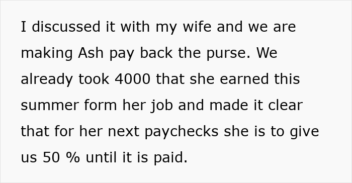 Jealous 15YO Slashes Stepsister’s $6K Designer Purse, Dad Makes Her Pay Every Dollar Back Jealous 15YO Slashes Stepsister’s $6K Designer Purse, Dad Makes Her Pay Every Dollar Back