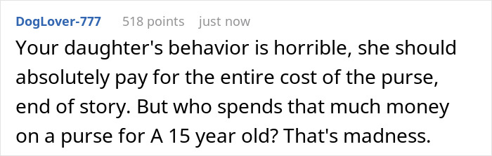 Jealous 15YO Slashes Stepsister’s $6K Designer Purse, Dad Makes Her Pay Every Dollar Back Jealous 15YO Slashes Stepsister’s $6K Designer Purse, Dad Makes Her Pay Every Dollar Back