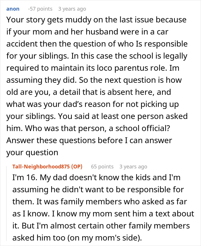 Guy Refuses To Help With Ex-Wife’s Kids After Accident, Couple Berate Him, 16YO Calls Them Entitled Guy Refuses To Help With Ex-Wife’s Kids After Accident, Couple Berate Him, 16YO Calls Them Entitled