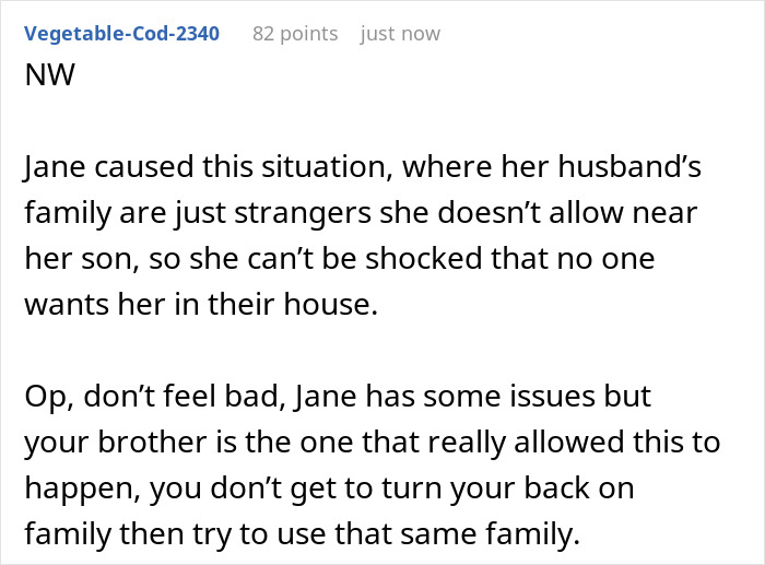 Delulu Mom Keeps Away Dad’s Fam From Kid, Gets Mad When SIL Won’t House Them When They Need Help Delulu Mom Keeps Away Dad’s Fam From Kid, Gets Mad When SIL Won’t House Them When They Need Help
