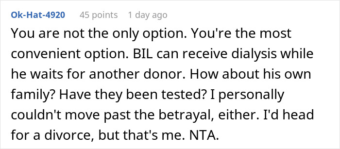 Man Says Yes To Donating A Kidney To BIL, Changes His Mind After Hearing He Drank His Last One Away