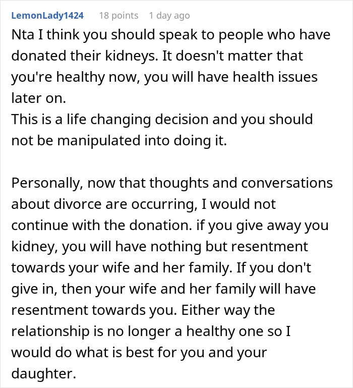 Man Says Yes To Donating A Kidney To BIL, Changes His Mind After Hearing He Drank His Last One Away