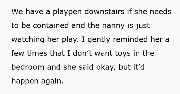 Mom Reminds Nanny About Who The Employer Is As She Keeps Violating Boundaries, She Ends Up Quitting