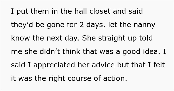 Mom Reminds Nanny About Who The Employer Is As She Keeps Violating Boundaries, She Ends Up Quitting