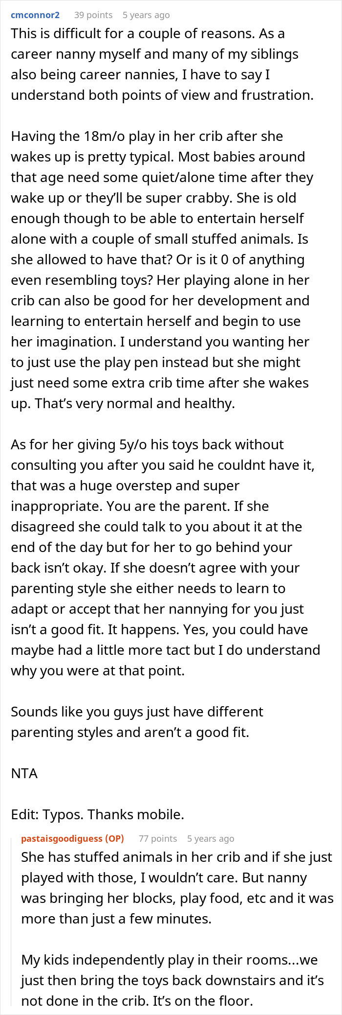 Mom Reminds Nanny About Who The Employer Is As She Keeps Violating Boundaries, She Ends Up Quitting