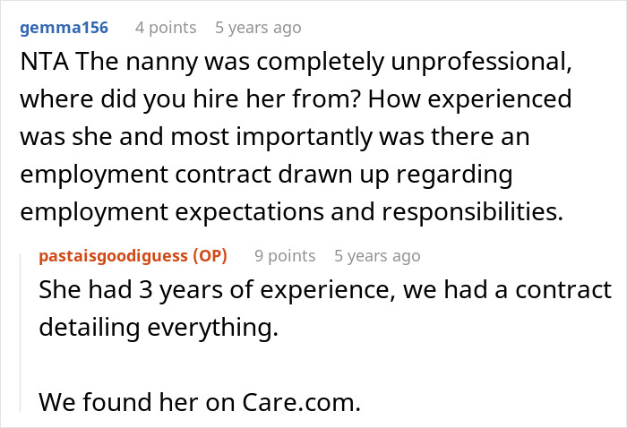 Mom Reminds Nanny About Who The Employer Is As She Keeps Violating Boundaries, She Ends Up Quitting