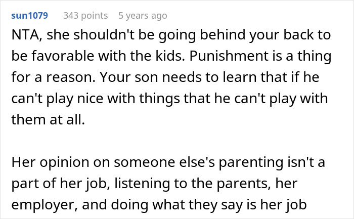 Mom Reminds Nanny About Who The Employer Is As She Keeps Violating Boundaries, She Ends Up Quitting