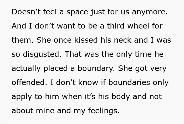 Woman Starts Feeling Like The Third Wheel In Her Own Marriage, MIL Is Only Part Of The Problem