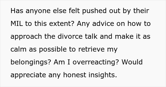 Woman Starts Feeling Like The Third Wheel In Her Own Marriage, MIL Is Only Part Of The Problem