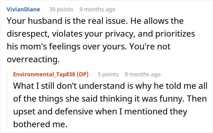 Woman Starts Feeling Like The Third Wheel In Her Own Marriage, MIL Is Only Part Of The Problem