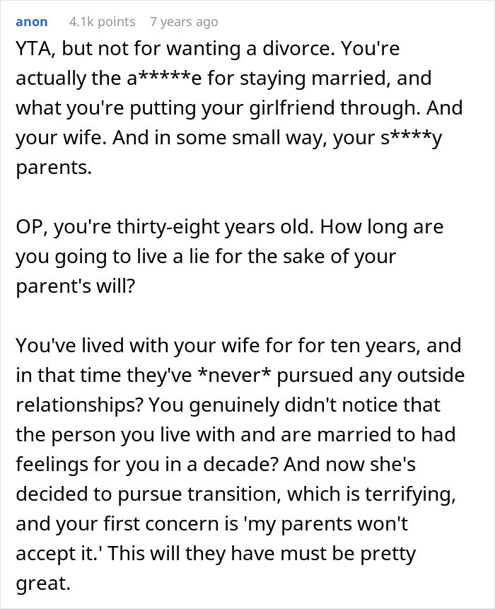 Woman Is In Shock When Her Husband Decides To Transition As He Was Supposed To Help To Hide She&rsquo;s Lesbian