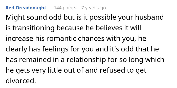 Woman Is In Shock When Her Husband Decides To Transition As He Was Supposed To Help To Hide She&rsquo;s Lesbian