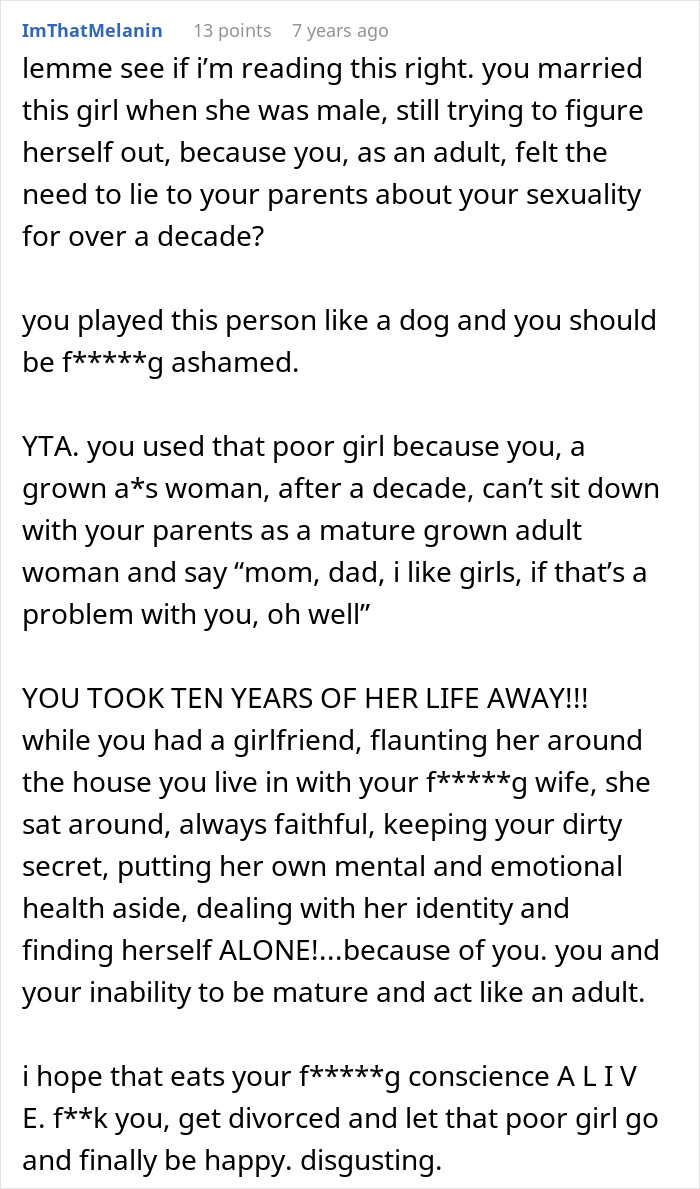 Woman Is In Shock When Her Husband Decides To Transition As He Was Supposed To Help To Hide She&rsquo;s Lesbian