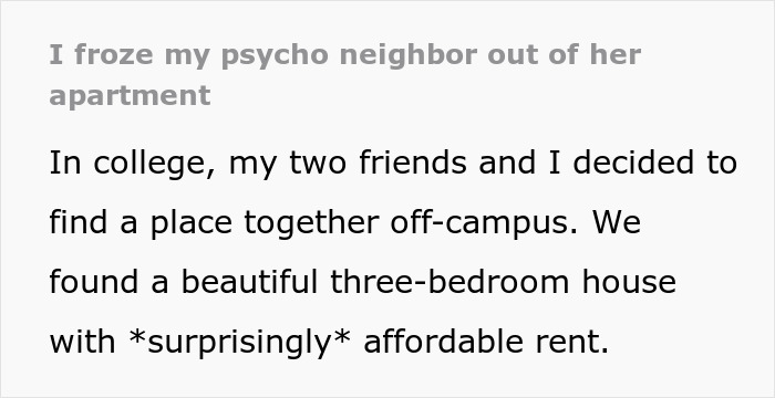 Woman Finds An Unusual Way To Deal With Her Nightmare Neighbor, And It Actually Works