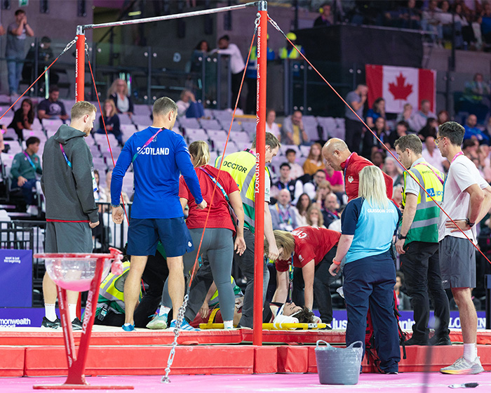 “Sickening To The Stomach”: English Gymnast Rushed To Hospital After Horrific Fall During The Commonwealth Games “Sickening To The Stomach”: English Gymnast Rushed To Hospital After Horrific Fall During The Commonwealth Games