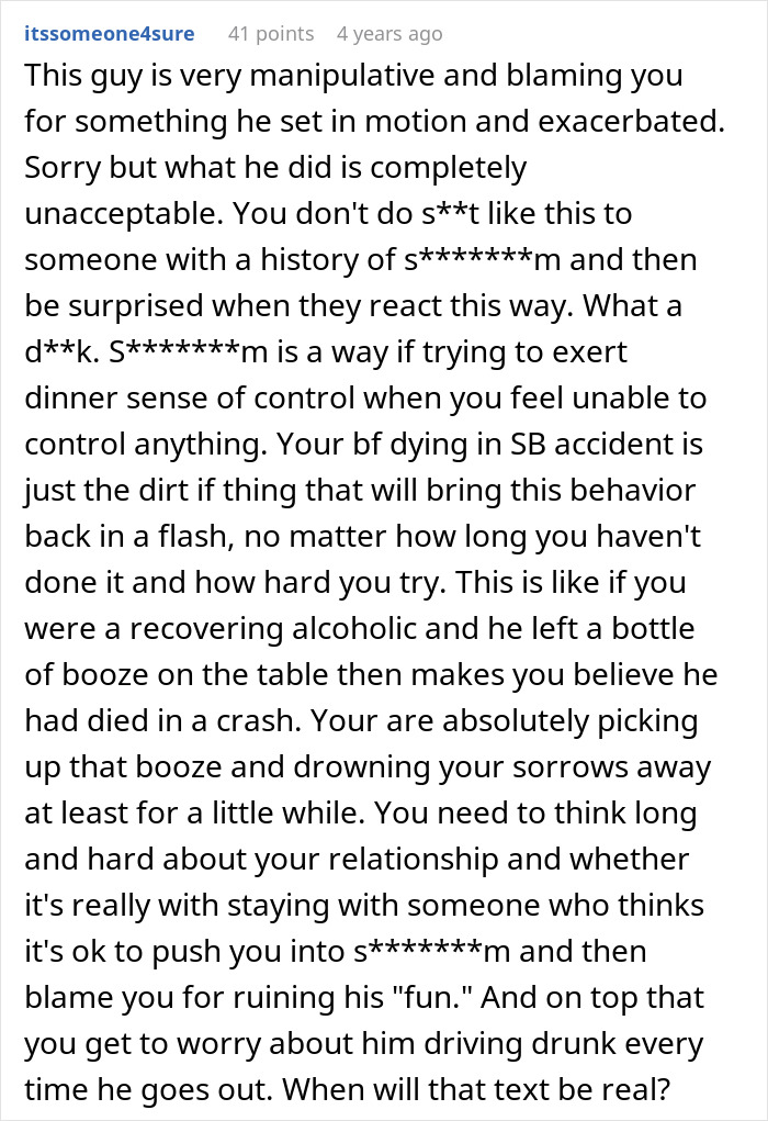 Boyfriend Pulls A Cruel “Prank,” Then Blames Girlfriend For How She Reacted Boyfriend Pulls A Cruel “Prank,” Then Blames Girlfriend For How She Reacted