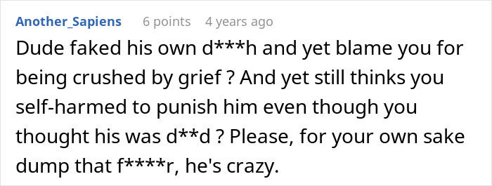 Boyfriend Pulls A Cruel “Prank,” Then Blames Girlfriend For How She Reacted Boyfriend Pulls A Cruel “Prank,” Then Blames Girlfriend For How She Reacted