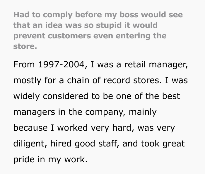 Boss Can’t Get That His Stupid Idea Will Actually Physically Prevent Customers From Entering The Store Boss Can’t Get That His Stupid Idea Will Actually Physically Prevent Customers From Entering The Store