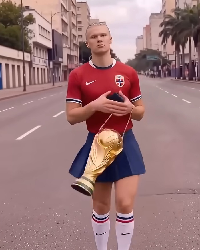 Erling Haaland Reacts To His Viral World Cup Memes On Camera And The Internet Cannot Get Enough Of His Responses Erling Haaland Reacts To His Viral World Cup Memes On Camera And The Internet Cannot Get Enough Of His Responses