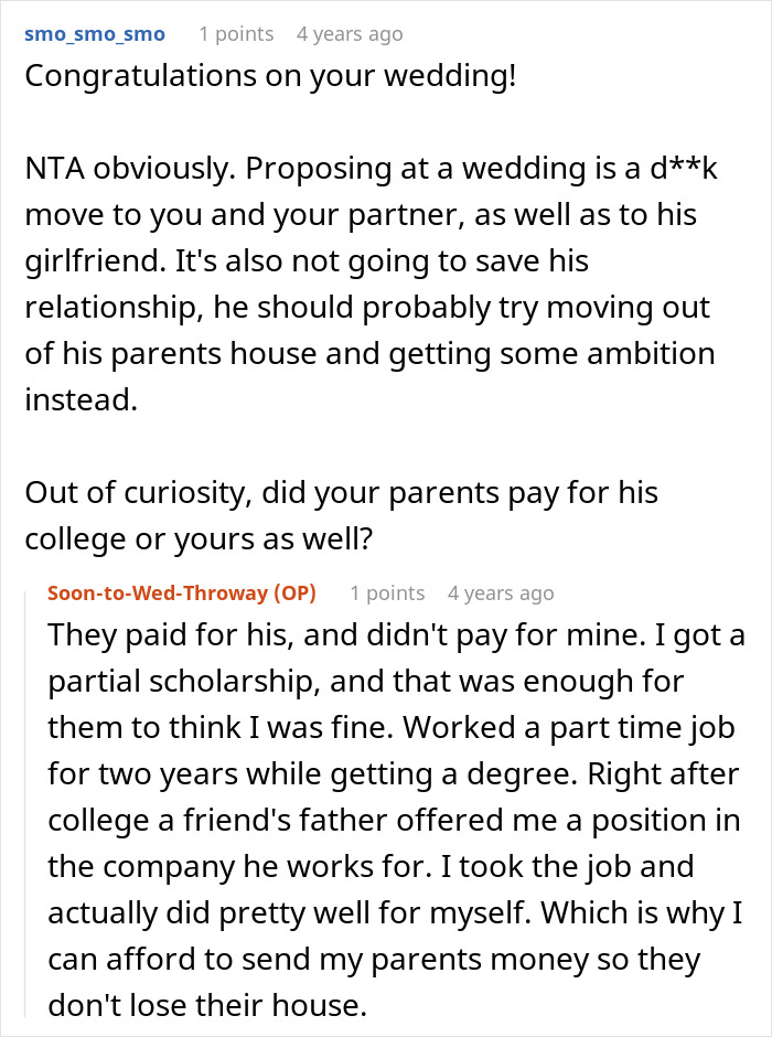 Entitled Man Plans To Propose At Brother’s Wedding, Ends Up Losing More Than He Bargained For Entitled Man Plans To Propose At Brother’s Wedding, Ends Up Losing More Than He Bargained For