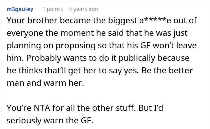 Entitled Man Plans To Propose At Brother’s Wedding, Ends Up Losing More Than He Bargained For Entitled Man Plans To Propose At Brother’s Wedding, Ends Up Losing More Than He Bargained For