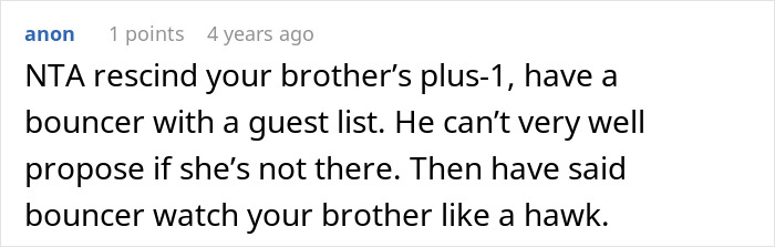 Entitled Man Plans To Propose At Brother’s Wedding, Ends Up Losing More Than He Bargained For Entitled Man Plans To Propose At Brother’s Wedding, Ends Up Losing More Than He Bargained For