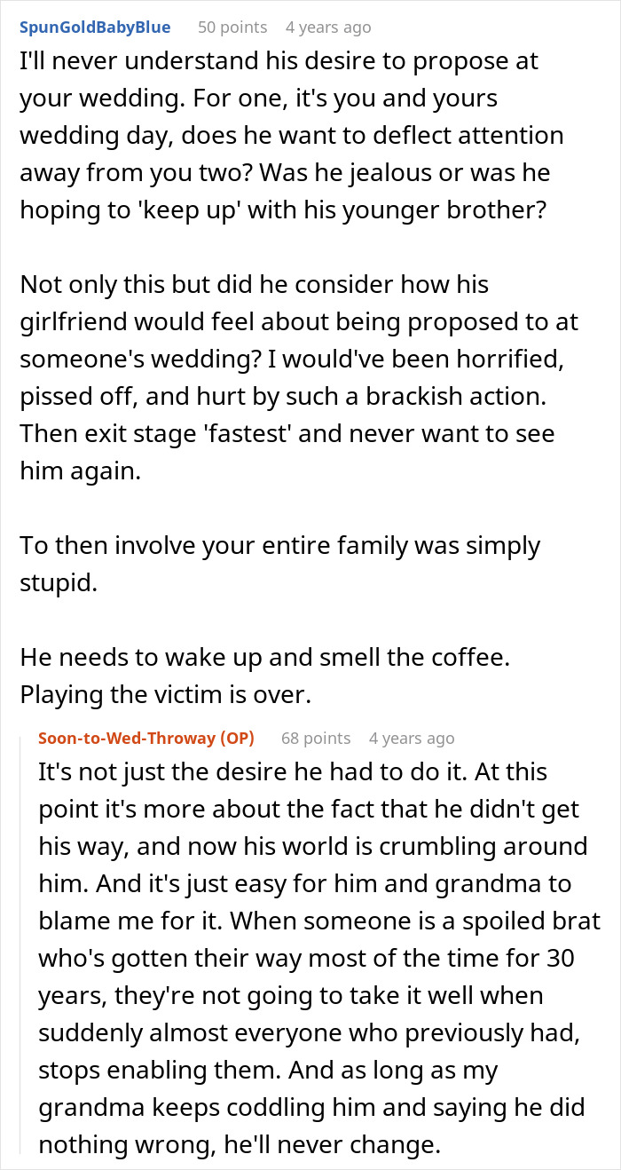 Entitled Man Plans To Propose At Brother’s Wedding, Ends Up Losing More Than He Bargained For Entitled Man Plans To Propose At Brother’s Wedding, Ends Up Losing More Than He Bargained For