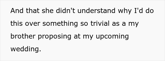 Entitled Man Plans To Propose At Brother’s Wedding, Ends Up Losing More Than He Bargained For Entitled Man Plans To Propose At Brother’s Wedding, Ends Up Losing More Than He Bargained For