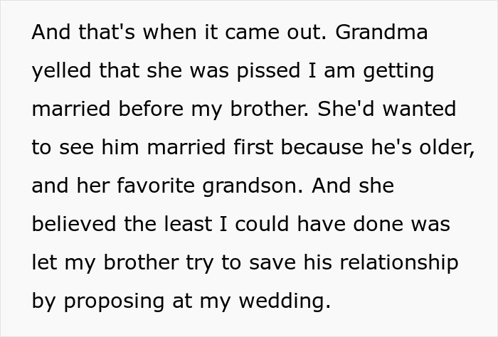Entitled Man Plans To Propose At Brother’s Wedding, Ends Up Losing More Than He Bargained For Entitled Man Plans To Propose At Brother’s Wedding, Ends Up Losing More Than He Bargained For