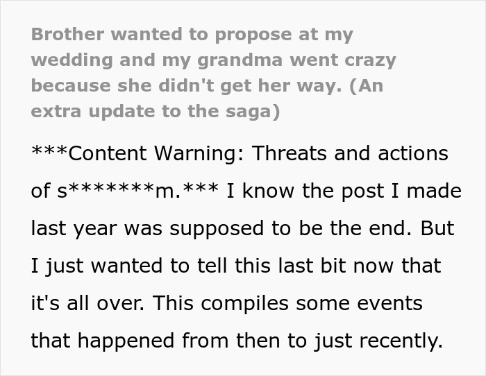 Entitled Man Plans To Propose At Brother’s Wedding, Ends Up Losing More Than He Bargained For Entitled Man Plans To Propose At Brother’s Wedding, Ends Up Losing More Than He Bargained For