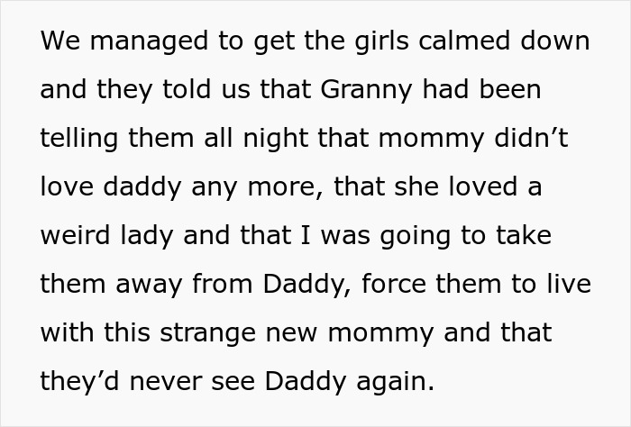 MIL Finds Out Woman’s “Secret,” Decides To Scare Her Kids Until They Completely Freak Out