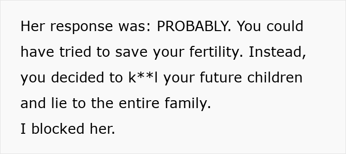 Woman Hides Hysterectomy From MIL For 18 Months, All Hell Breaks Loose When She Finally Finds Out Woman Hides Hysterectomy From MIL For 18 Months, All Hell Breaks Loose When She Finally Finds Out