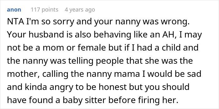 Wife Shocks Husband By Firing The Nanny On The Spot, Calls Her Reason An Overreaction Wife Shocks Husband By Firing The Nanny On The Spot, Calls Her Reason An Overreaction