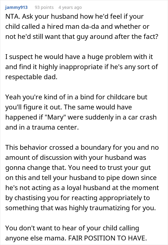 Wife Shocks Husband By Firing The Nanny On The Spot, Calls Her Reason An Overreaction Wife Shocks Husband By Firing The Nanny On The Spot, Calls Her Reason An Overreaction