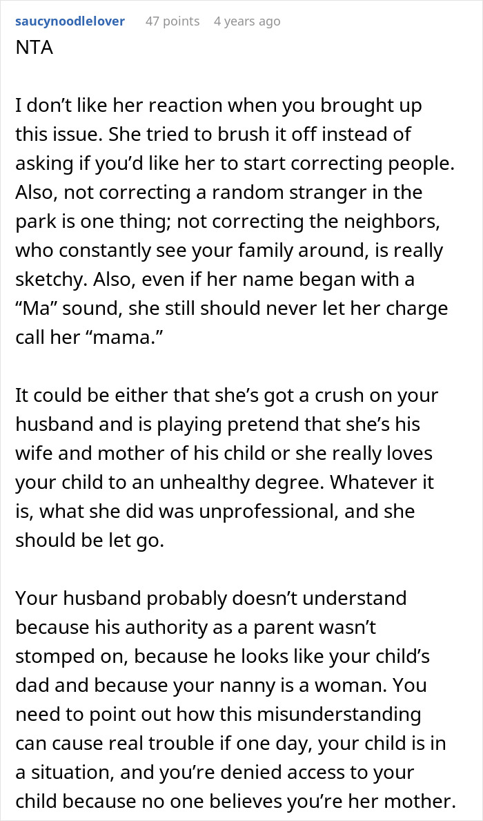 Wife Shocks Husband By Firing The Nanny On The Spot, Calls Her Reason An Overreaction Wife Shocks Husband By Firing The Nanny On The Spot, Calls Her Reason An Overreaction