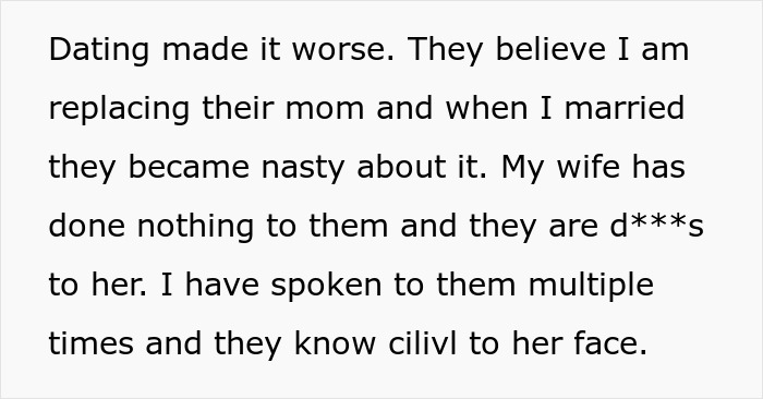Guy’s Kids Are Still Mourning His Ex-Wife, Refuse To See The New One As Family, He’s Livid